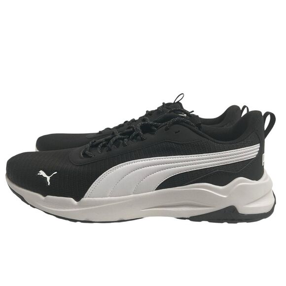 Puma Zip C Sneakers Mens 13 Black Athletic Lightweight Mesh Lace-Up Running NWOB - Picture 8 of 13